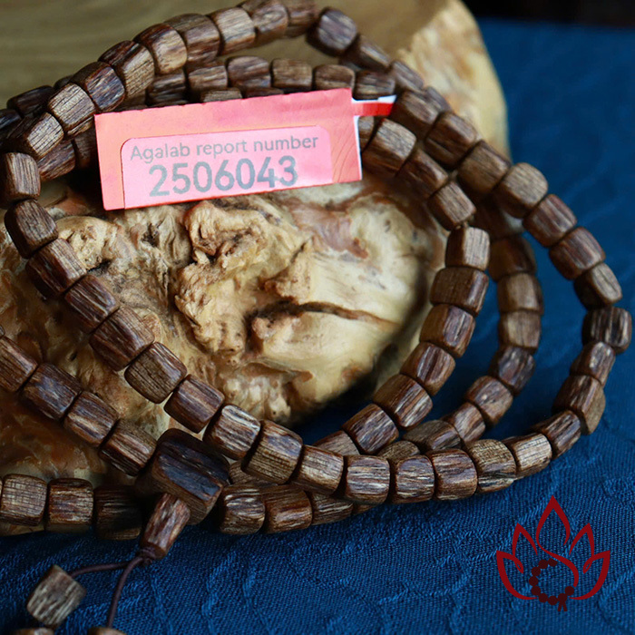 Vòng Trầm Hương 108 Hạt | 6 Ly | Trầm kiến Tự Nhiên